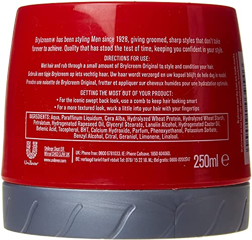 Brylcreem Protein Enriched Hair Styling Cream, 250ml