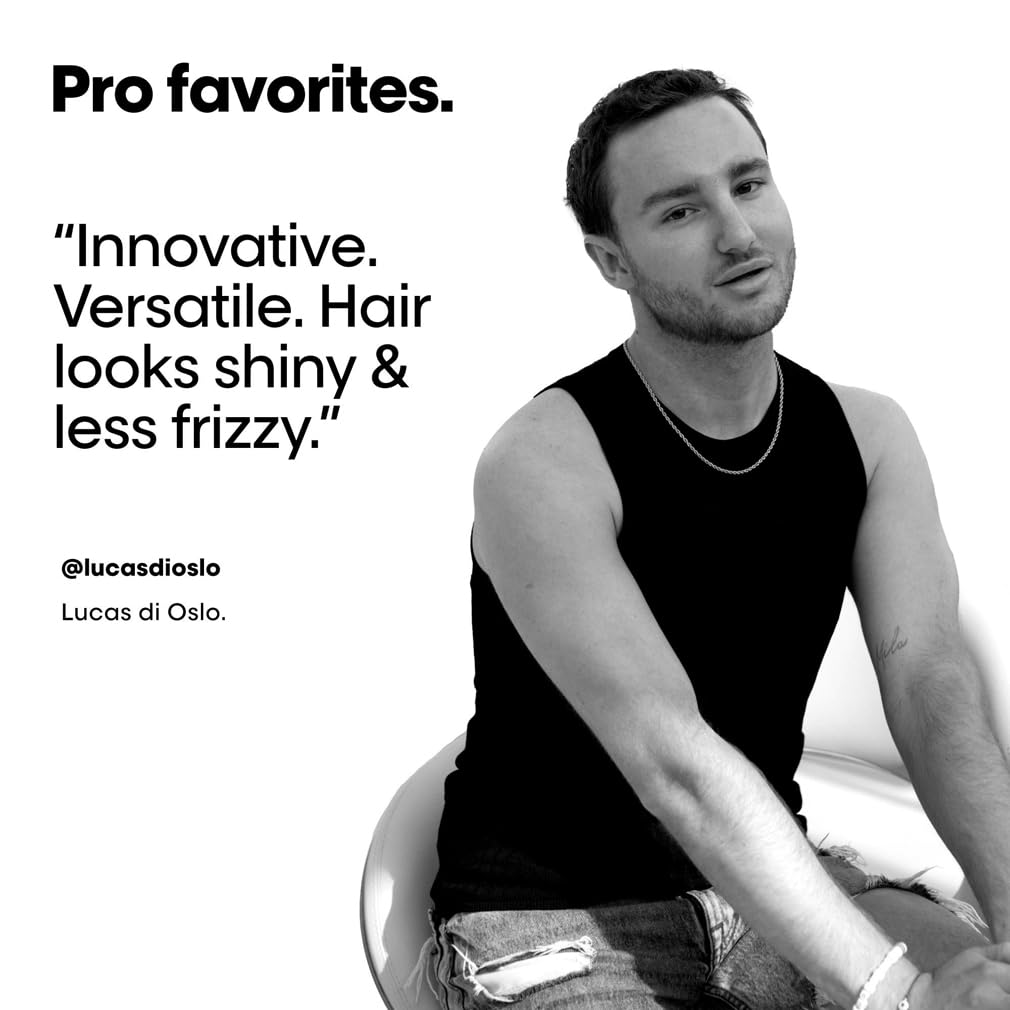 L'Oréal Professionnel Vitamino Color Spectrum Glass Shine Serum, Anti-frizz & Anti-Humidity, Ultra Shiny Smooth Hair, Waterproof, UV Protection, Heat Protection, for Coloured Hair, 50ml