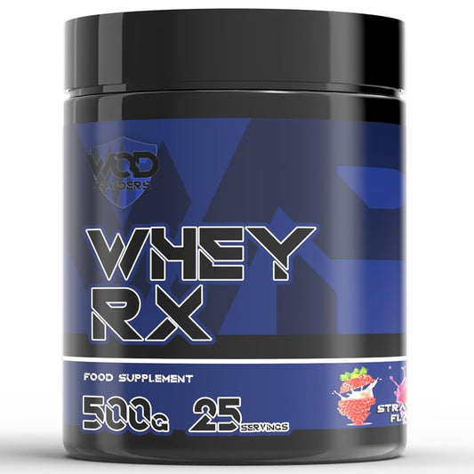 Hellenia WHEY RX - Muscle Building and Recovery Protein Powder - WOD Powders | Low Carb, Low Sugar, Low Fat, High in BCAA’s | Whey Protein Powder (Summer Strawberry)