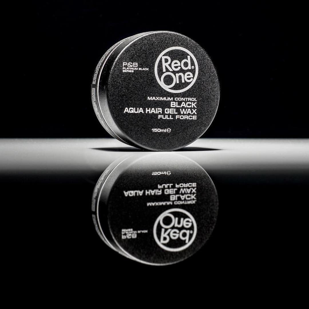 RedOne Hair Styling Aqua Wax Black 150 ml | Gel Wax | Lime Scent | Extra Hold | Men & Women Hair Wax | Long Lasting | Shiny Look | Maximum Control