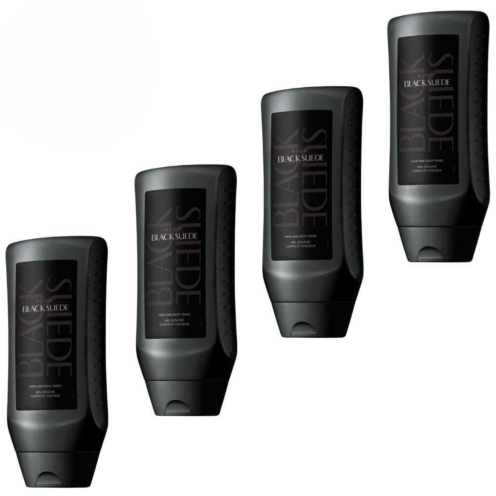Generic Avon Black Suede Men's Hair & Body Wash | Warm Woods, Leather Accord, Fresh Greens | Cruelty Free (4)
