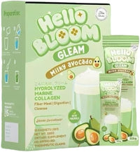 Hello Bloom GLEAM Collagen Mix Drinks by Kiray Celis (1 Pack, Milky Avocado)