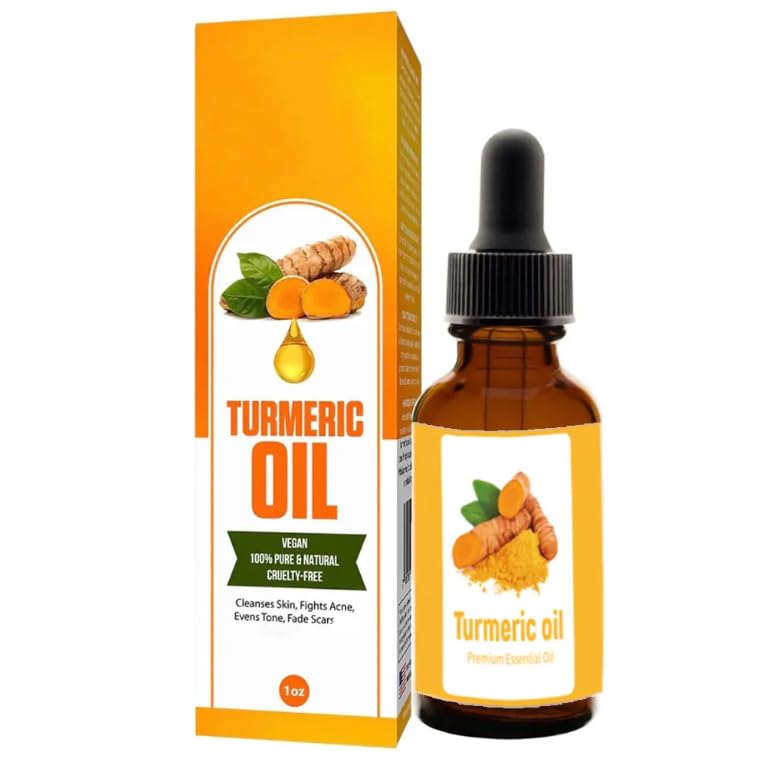 Turmeric Oil 30ml – 100% Pure and Cold-Pressed | Powerful Antioxidant & Natural Skin Rejuvenator, For All Skin Types