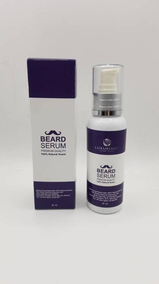 Generic LUXURIANT Beard Grooming Kit For Men - Beard Serum for Men - Beard Growth Serum - Gifts For Him - Complete Beard Care (50 ML)