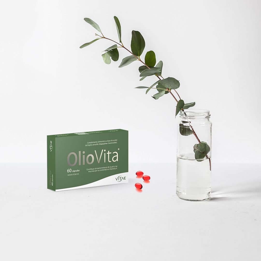 VITAE HEALTH INNOVATION Oliovita -sea Buckthorn (Omega 7) Nutrition, Hydration and Regeneration of Skin- 60 Capsules