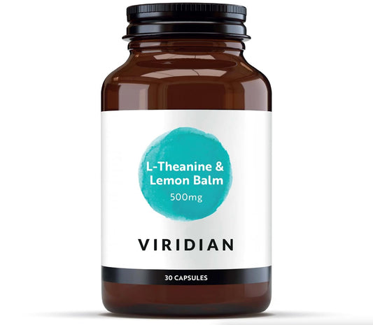 Viridian L-Theanine & Lemon Balm 30 Vegetable Capsules VD (Vegan)