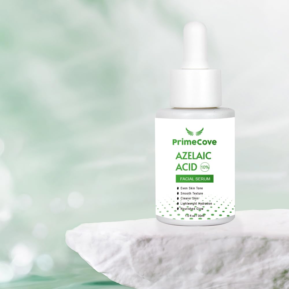 'PrimeCove - 10% AA Serum (30ml) | Skin Brightening, Even Skin Tone, Texture Refinement, Acne Management, Reduced Redness, Hydration, Natural Radiance, Anti-Aging & Minimised Pores