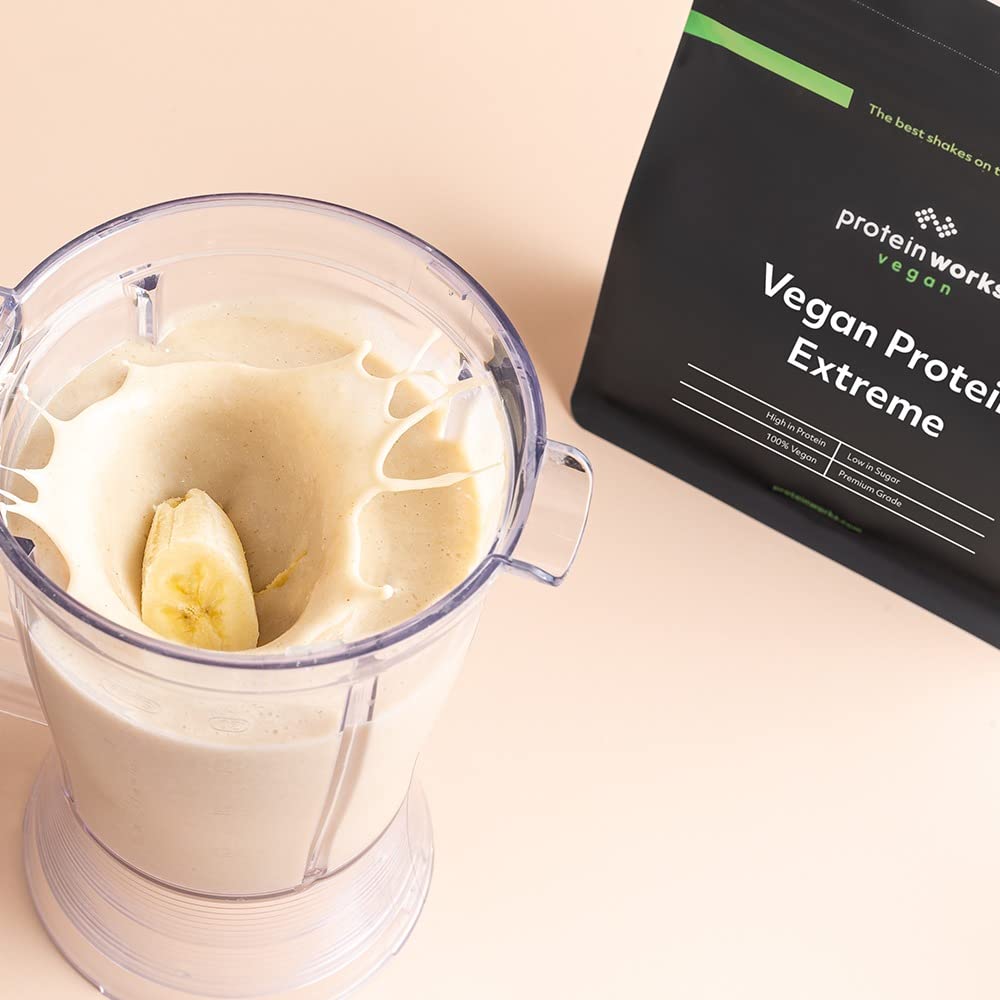 Protein Works - Vegan Protein Extreme | 29g Plant Based Protein | Added Vitamin Blend | 14 Servings | Unflavoured | 500g