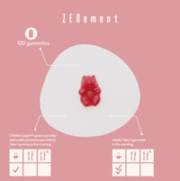 Multivitamins and Mineral Gummies, for Kids, Women and Men, 120 Gummies | Natural Strawberry Flavor | with 13 Vitamins & Minerals | Gelatin Free, Vegetarian, Gluten Free | Zenement