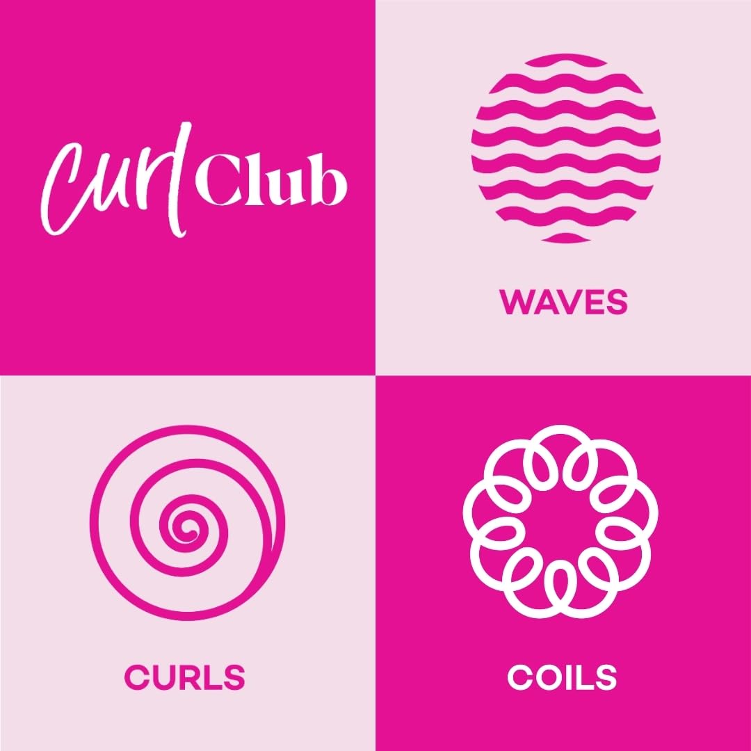 Inecto INECTO Curl Club, Curl-Defining Shampoo 250ml, Vegan & Cruelty Free Frizz Styling Curl Control for Curly or Wavy Hair, 100% Natural