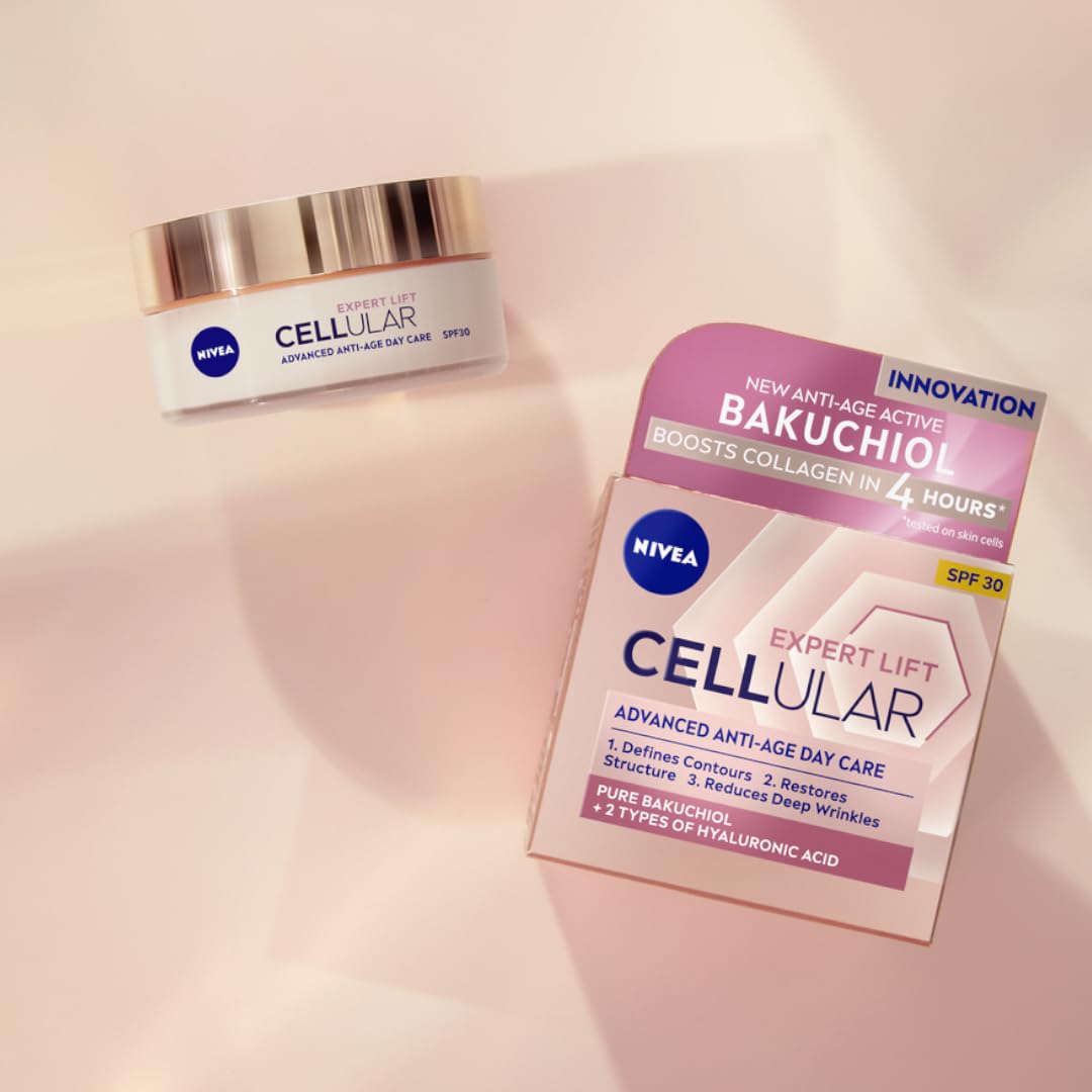 NIVEA 2 pack - CELLULAR EXPERT LIFT day cream and serum (1 x 50 ml, 1 x 30 ml)