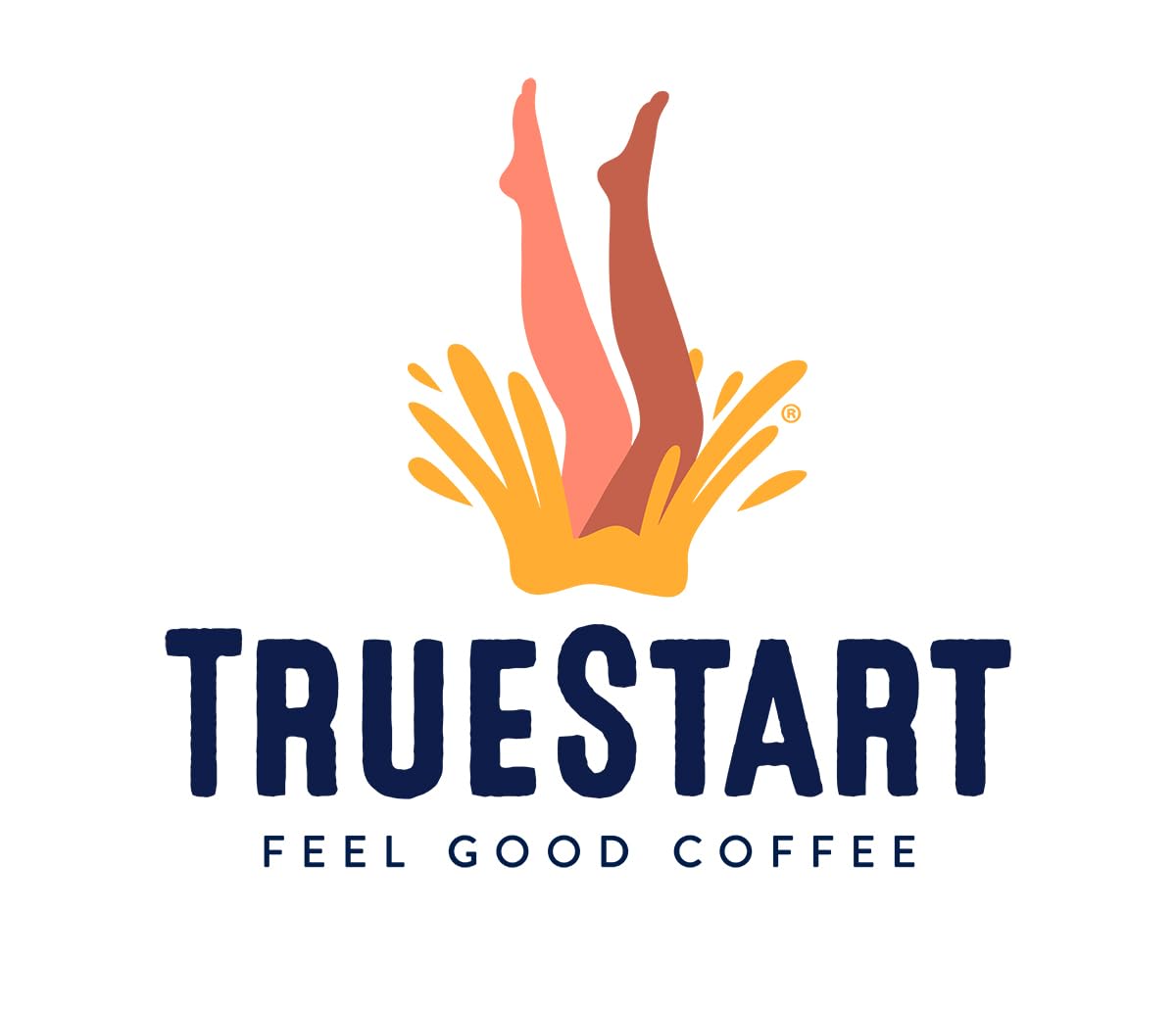 Protein Mocha | High Protein, Barista Grade Mocha, Grass-fed Bovine Collagen | 240g Tub with Scoop | Branded TrueStart with Hydrolysed Collagen | 6 Grams of Protein per Cup - Made by WOD Powders