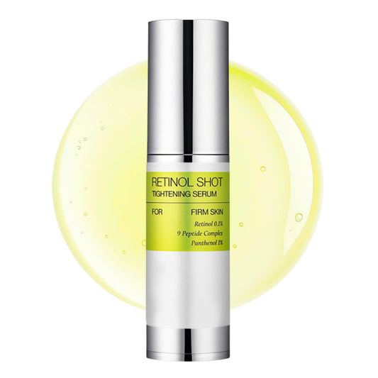 Retinol Shot Tightening Serum, Anti Aging Face Serum with Retinol Peptide, Wrinkles and Fine Lines, Firmer Skin, 30ml