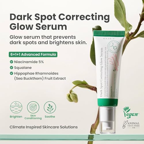 Generic AXISDark Spot Correcting Glow Serum, 5% Niacinamide, Squalane, Sea Buckthorn Extract, Vegan Formula