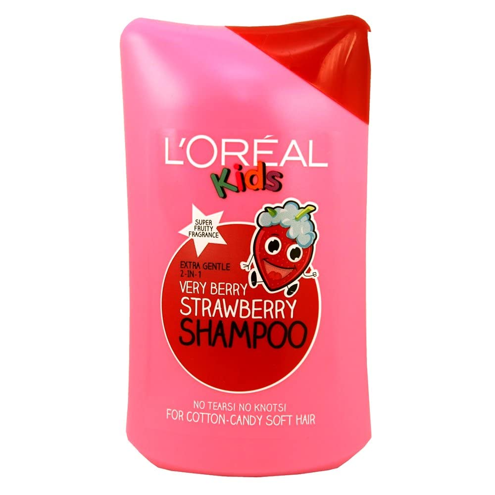 L'Oreal L'Oréal Kids Very Berry Strawberry Shampoo, 2 x 250 ml (500 ml) - Children's Shampoo