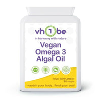 vh1be Vegan Omega 3 Algal Oil 90 Softgels