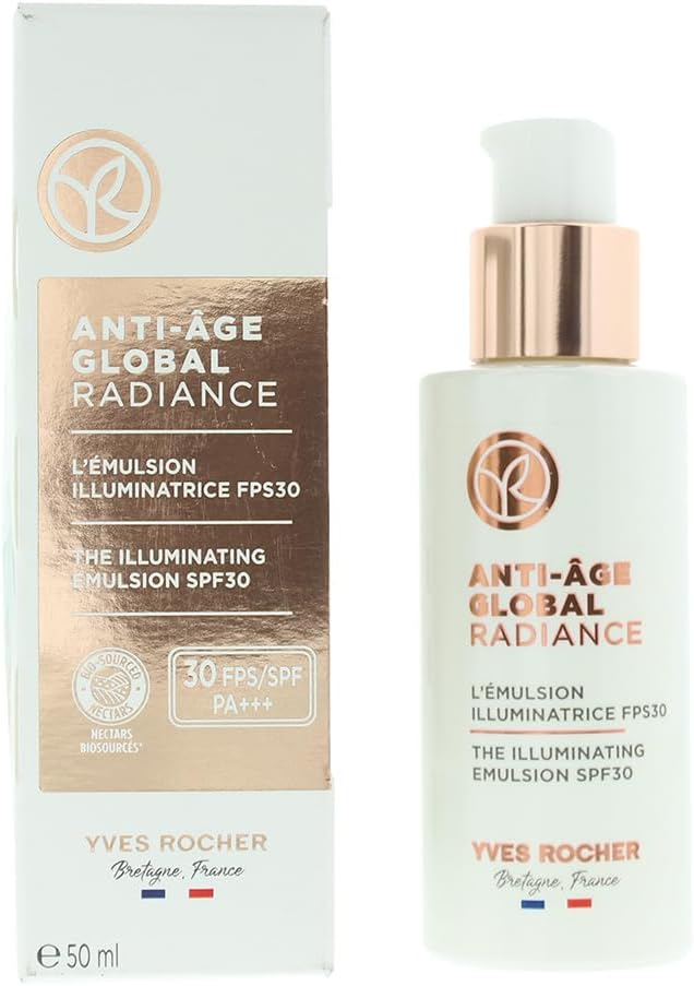 Yves Rocher Anti-Age Global Day Cream - Lustrous, Against All Ages SPF30