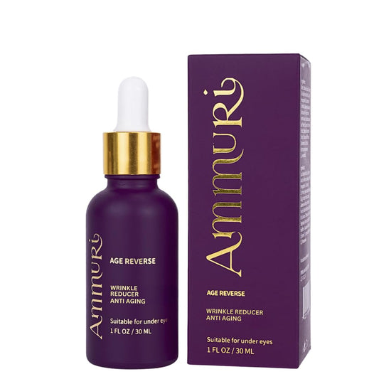 Ammuri AmmuRi Anti-Aging Serum with Matrixyl 3000, Vitamin C, Hyaluronic Acid, Organic Aloe Vera, for Wrinkles, Lines, Acne, Sensitive Skin 30ml