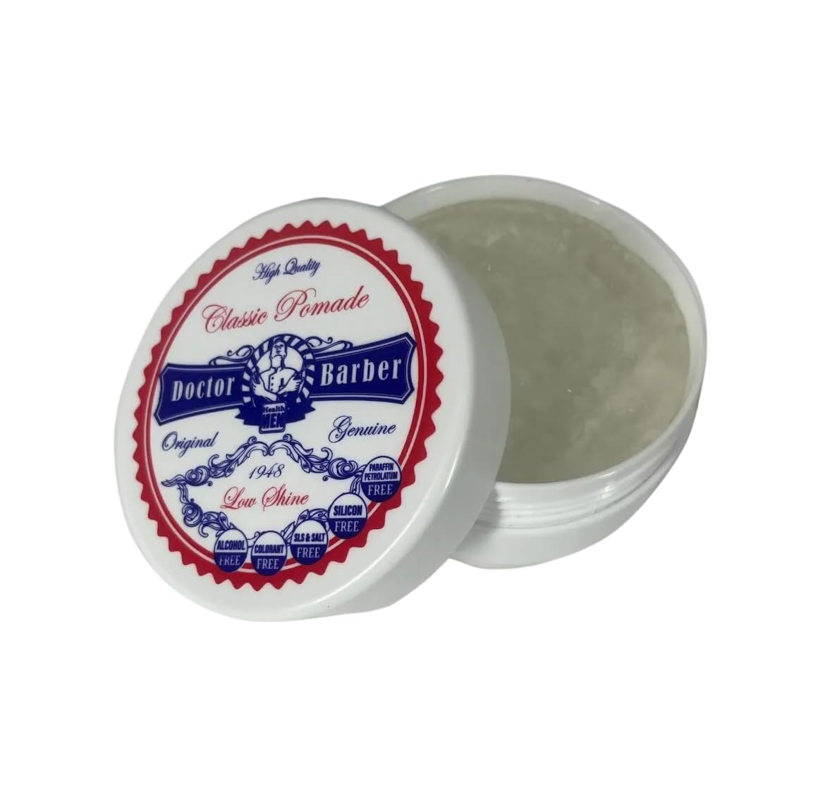 Doctor Barber Classic Pomade Original Genuine 100 ml – No Alcohol, No Colouring, No Silicones, No Paraffin
