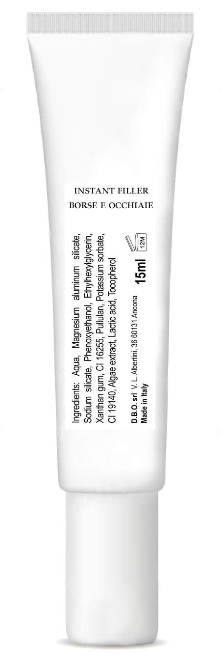 Generico Instant Filler Effect Professional Eye Serum - Instant Filler - 15 ml - Anti-Wrinkle Instant Lifting of Dark Circles and Puffiness - For Women and Men - Wow Effect Made in Italy