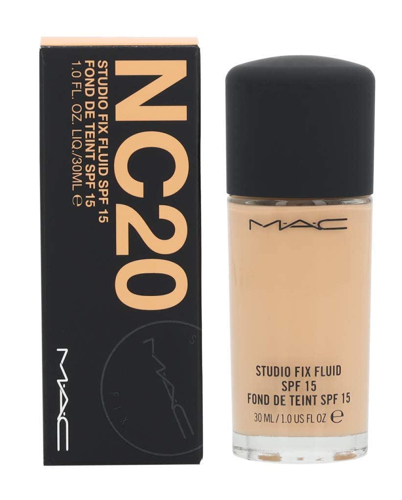 MAC Studio Fix Fluid Spf 15, NC20, Pack of 30