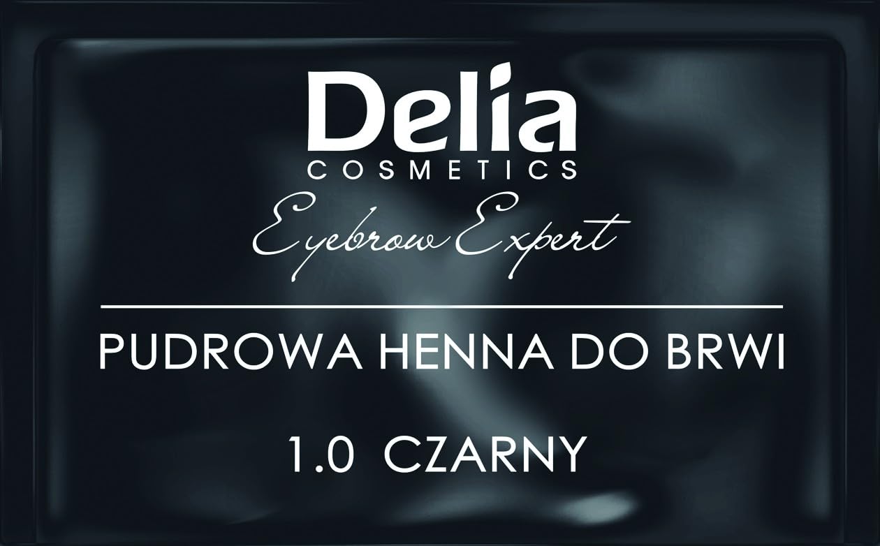 Delia Cosmetics - Powder Eyebrow Tint - LIGHT BROWN - Natural Herbs and Color - Enhanced, Darkened, Thick Brows - 20 Easy Applications / 4 Weeks - Complete Set