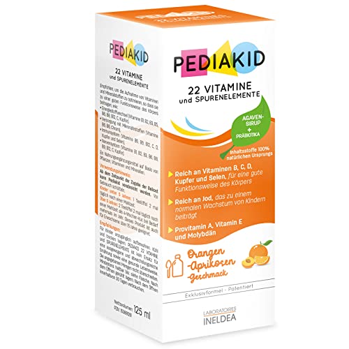 Pediakid 22 Vitamins and trace elements 125 ml of Ineldea
