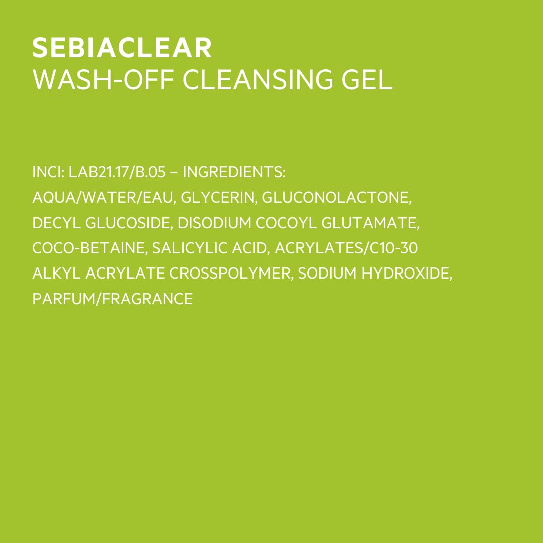 SVR Sebiaclear Salicylic Acid Face & Body Wash for Acne 400ml