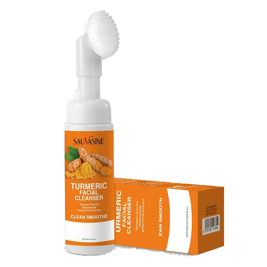 IZBEAUVO urmeric Face Wash, Turmeric Foaming Cleanser,Turmeric Facial Cleanser, Ultra-Gentle Clean And Clear Cleanser For Acne Prone Skin