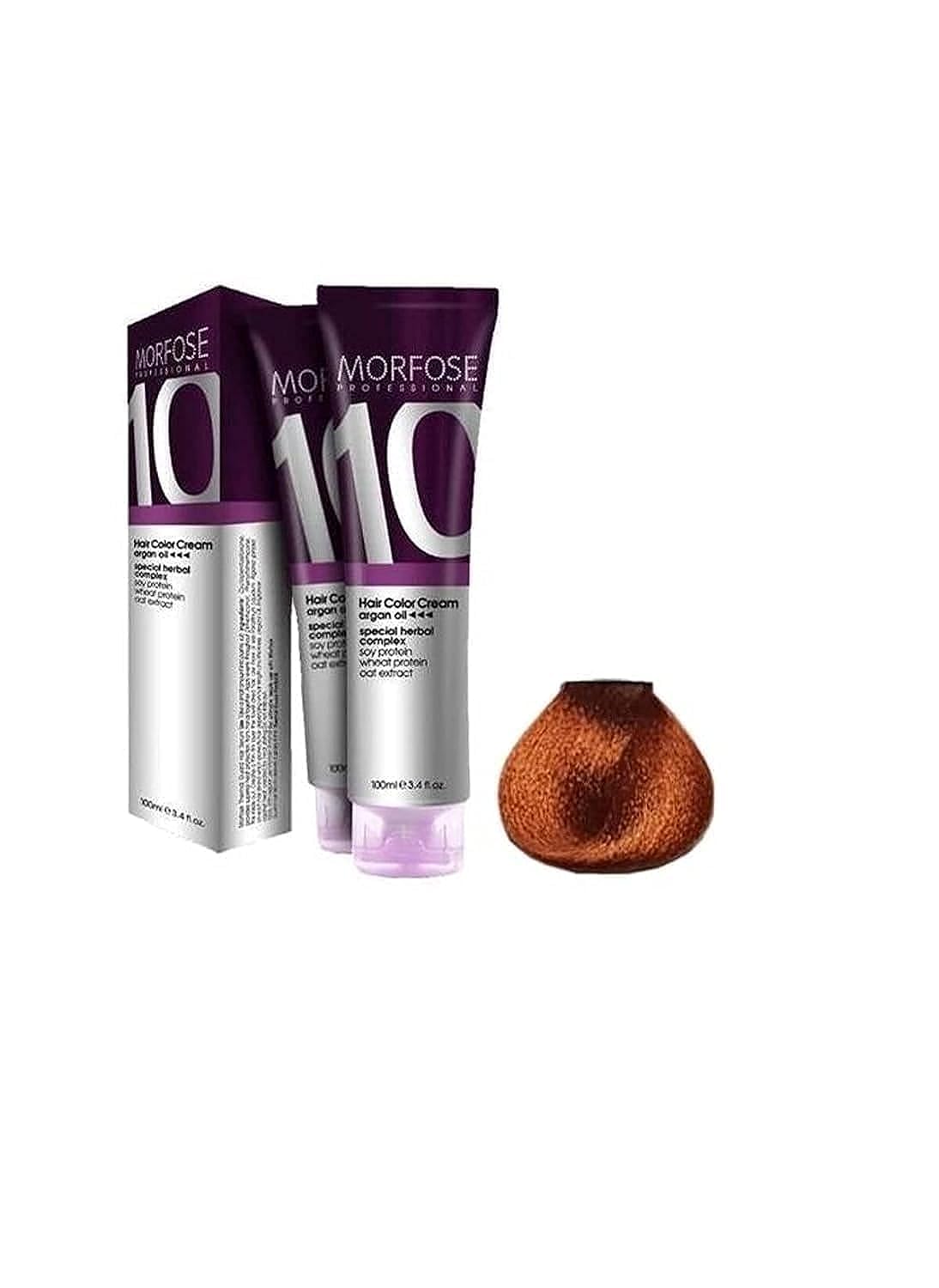 MORFOSE Morfose 10 Professional Hair Colour Cream 100 ml, No. 8.4 Light Copper