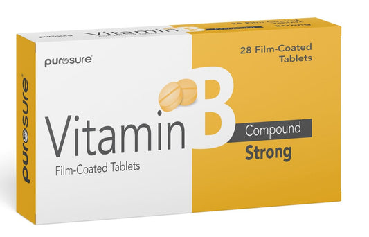 Purosure Vitamin B Compound Tablets | Dietary Supplement | B Compound – 28 Film Coated Tablets