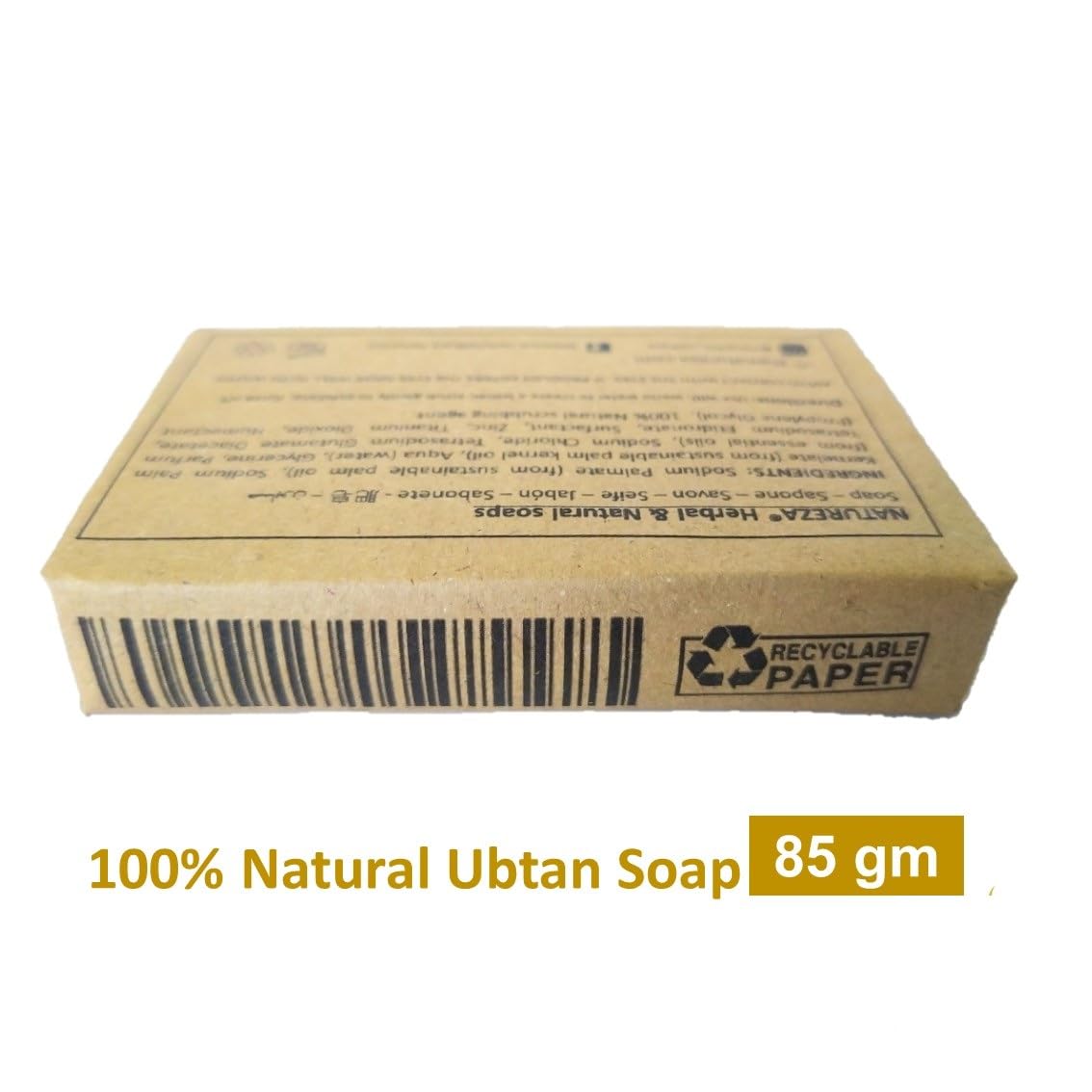 Natureza Organic Handmade Soap Ubtan Turmeric Sandalwood 90g