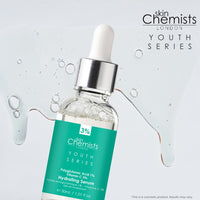skinChemists Hydrating Serum with Polyglutamic Acid 1%, Vitamin C 3% 30ml | Fights Fine Lines, Wrinkles, & Pigmentation - Provides Lasting Hydration & Luminous Effect