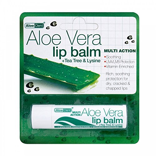 (10 PACK) - Aloe Dent - Aloe Vera Lip Balm | 4g | 10 PACK BUNDLE