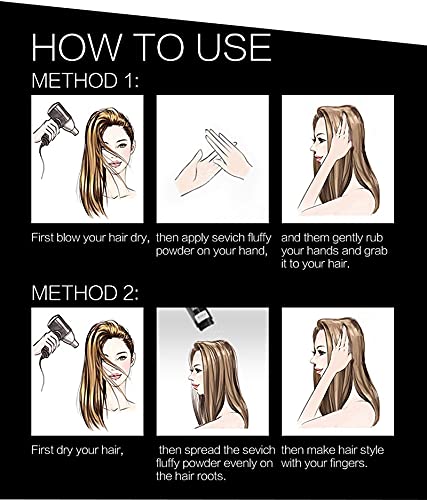 SEVICH Sevich Hair Styling Powder For Men & Women,Texture Powder Natural Look - Easy To Apply Volumizing Hair 0.28Oz/8g