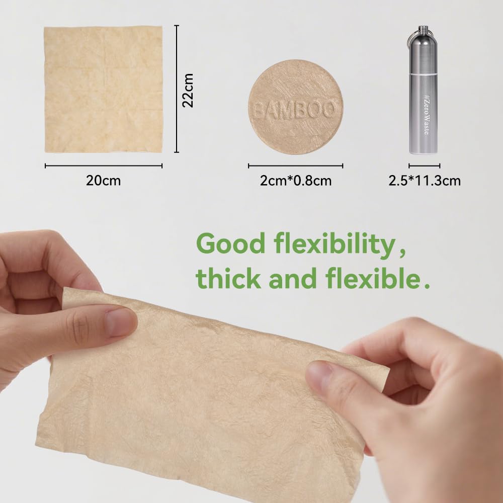 100 Compressed Towels Disposable Compressed Cotton Coin Face Towel Expandable Face Hand Cloth for Camping Traveling Home & Outdoor Activities Skin-Friendly(bbz)