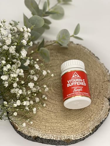 Bio-health Bio-Health Buffered Vitamin C Tablets, Pure Vitamin C Supplements, Bonded with Calcium for Boosting Immune System, Stomach Friendly, Suitable for Vegetarians and Vegans, Additive Free, 200 Capsules