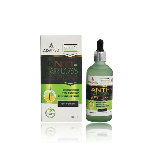 ALVANSO Hair Loss Serum for Stronger, Thicker Hair – Intensive Hair Growth Treatment with Natural Extracts – Strengthens Roots & Reduces Hair Fall – For Men & Women 100ml