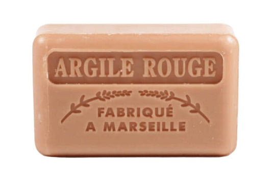 125g Savon De Marseille Soap - red clay (argile rouge) by Foufour