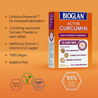 Bioglan Active Curcumin, High Strength Turmeric extract, 1 month supply - 30 Tablets