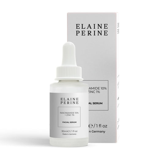 ELAINE PERINE PARIS NIACINAMIDE 10% + ZINC 1% SERUM for large pores and blemished skin 30ml - by Elaine Perine Made in Germany