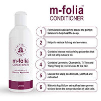 M-Folia M-FOLIA Conditioner Dual Pack 2x 250ml A Light Cream Rinse Conditioning Treatment for Scalp Psoriasis & Eczema containing Pure Mahonia Aquifolium & a Special Blend of Aromatherapy Oils