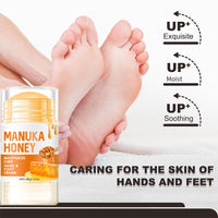Honey Foot Cream for Very Dry Feet & Cracked Heels - Intensive Moisturising Repair Cream for Cracked Skin, Hard Skin Remover - Natural Foot Care Moisturiser for Women & Men