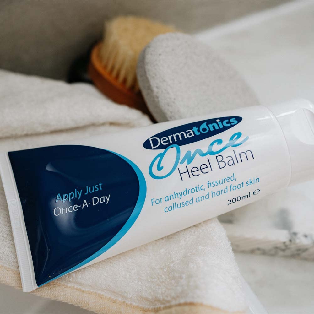 Dermatonics Once Heel Balm - Long-lasting Relief for Rough, Dry, and Callused Heels and Feet | Paraben-free and Clinicaly Proven | Visible Result in 8 Days | 200 ml