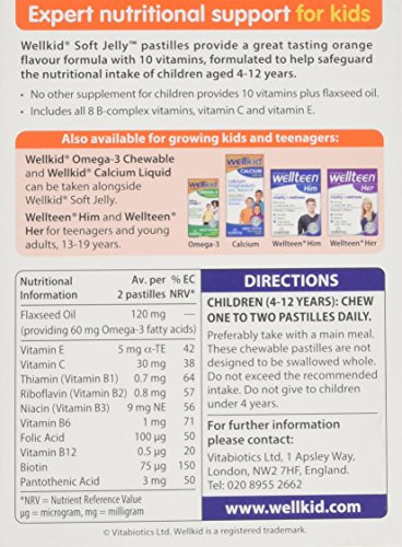 Vitabiotics Wellkid Soft Jelly Orange - 30 Pastilles