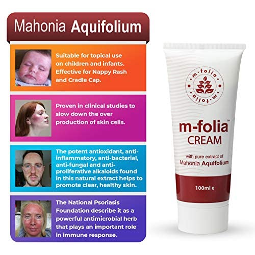 M-Folia M-FOLIA Psoriasis Cream Dual Pack (2 x 100ml) Save Over 10% A Rich, Non-Greasy Skin Cream Specially Formulated to Help Alleviate The Symptoms of Psoriasis, Eczema & Related Dry Skin Conditions