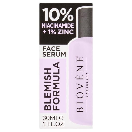 Biovène Barcelona Biovene Blemish 10% Niacinamide + 1% Zinc Facial Serum Treatment 30ml