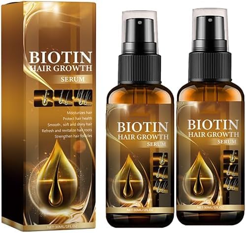 BloomBelle HairGrowth Serum, Biotin Anti Hair Loss Serum, Rapid Growth & Thickening