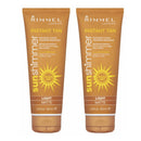 2 x Rimmel London Instant Tan Sun Shimmer Instant Tan - Light Matte 125ml