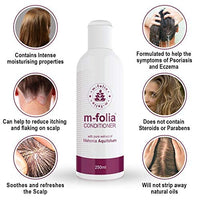 M-Folia M-FOLIA Conditioner Dual Pack 2x 250ml A Light Cream Rinse Conditioning Treatment for Scalp Psoriasis & Eczema containing Pure Mahonia Aquifolium & a Special Blend of Aromatherapy Oils